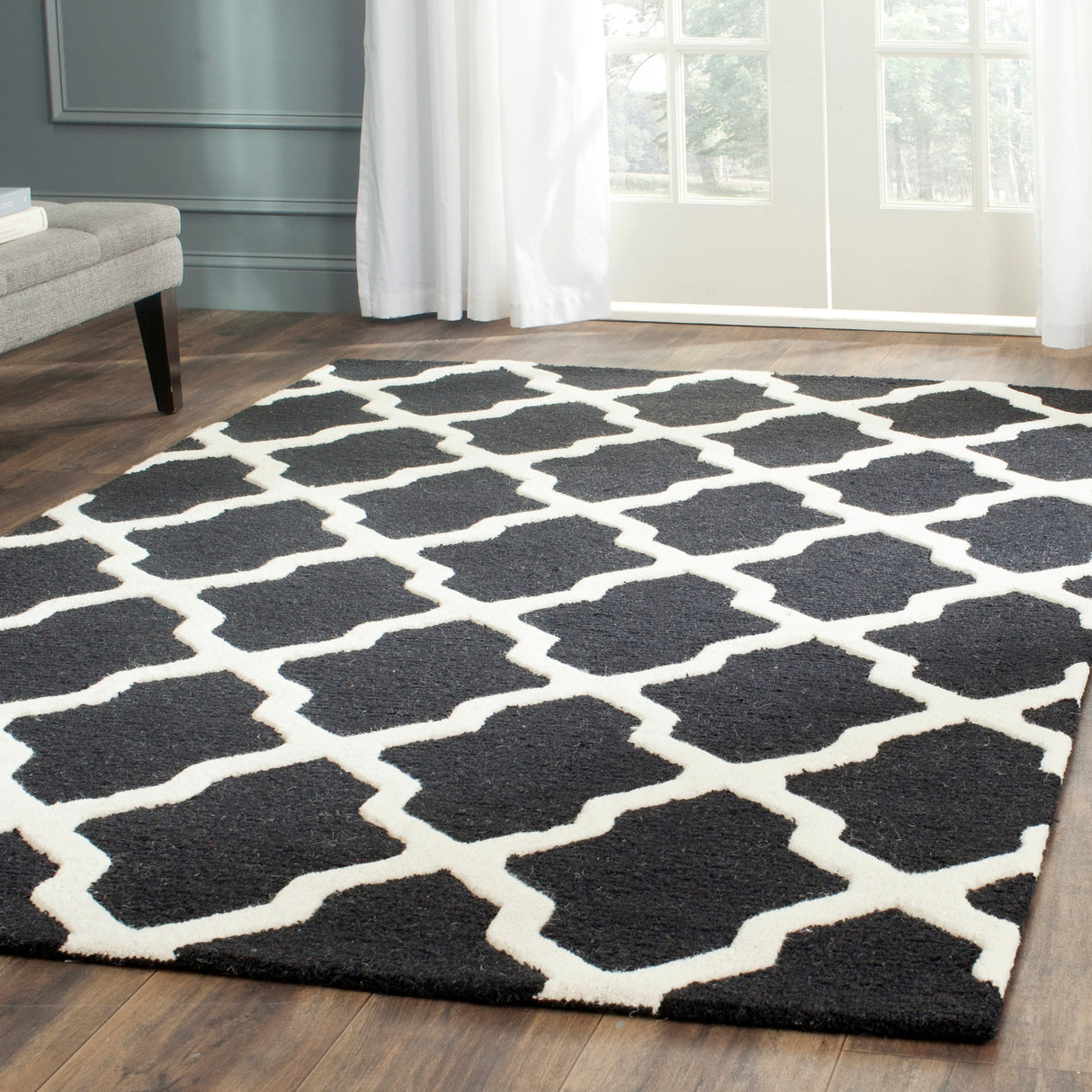 SAFAVIEH Handmade Cambridge Eirny Moroccan Trellis Wool Rug