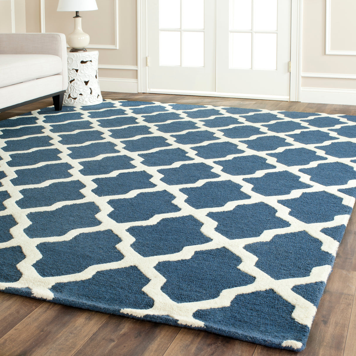 SAFAVIEH Handmade Cambridge Eirny Moroccan Trellis Wool Rug