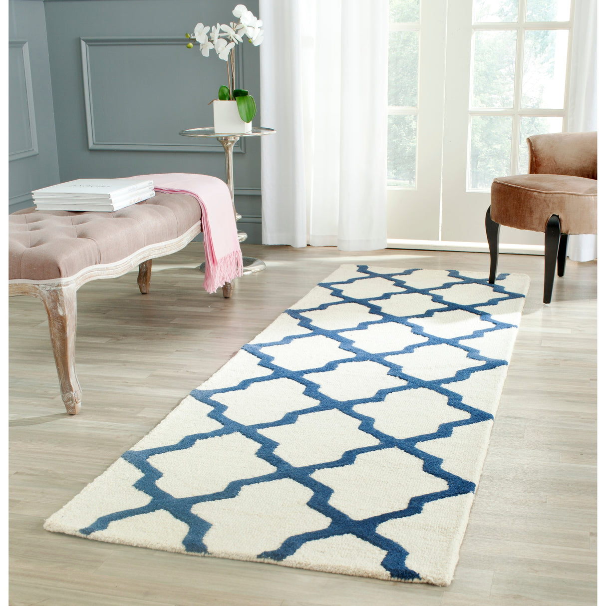 SAFAVIEH Handmade Cambridge Eirny Moroccan Trellis Wool Rug