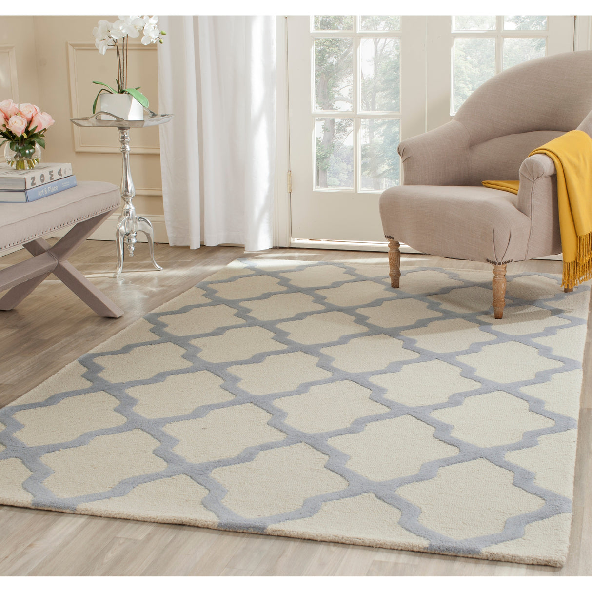 SAFAVIEH Handmade Cambridge Eirny Moroccan Trellis Wool Rug