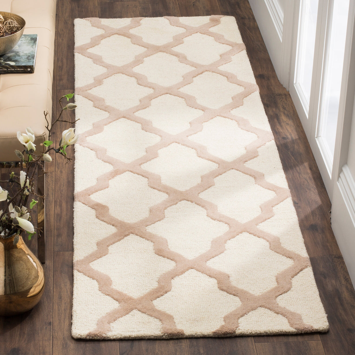 SAFAVIEH Handmade Cambridge Eirny Moroccan Trellis Wool Rug