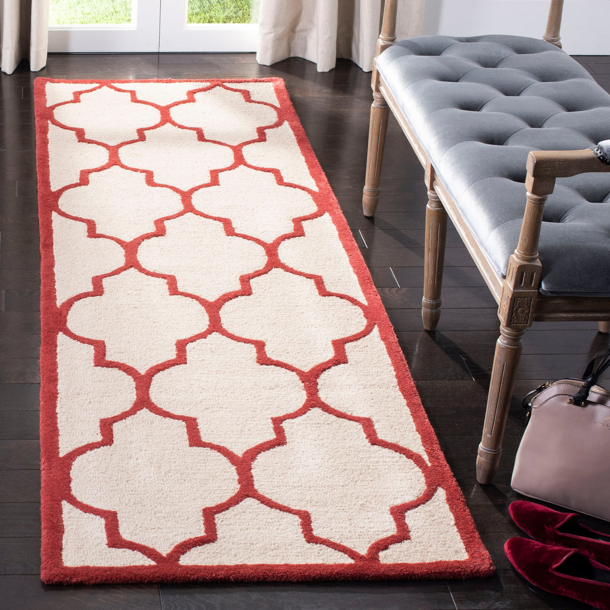 SAFAVIEH Handmade Cambridge Maybell Moroccan Trellis Wool Rug