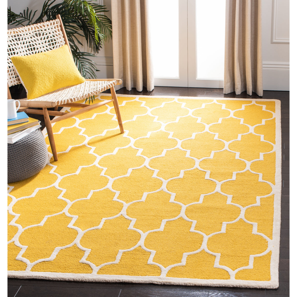 SAFAVIEH Handmade Cambridge Maybell Moroccan Trellis Wool Rug