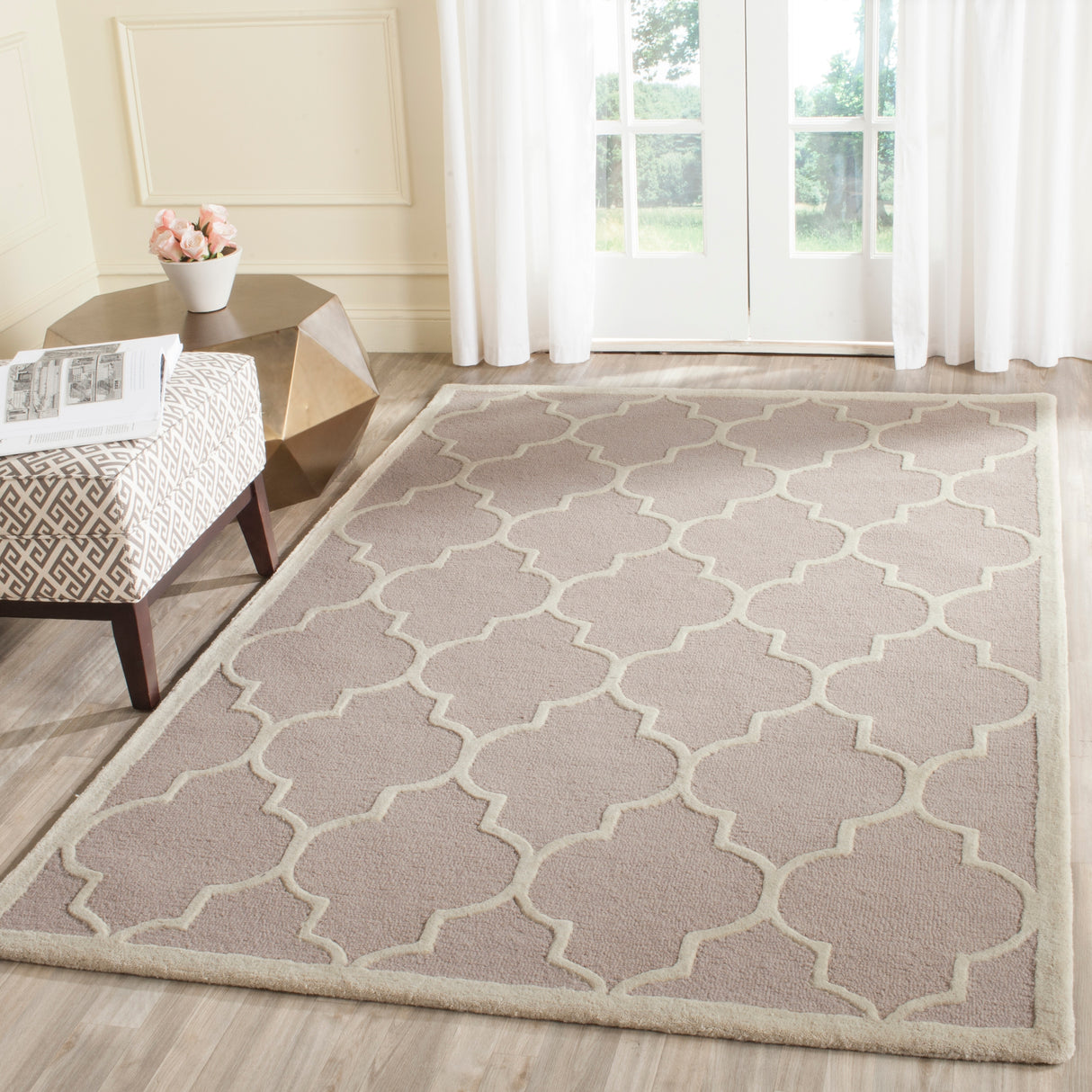 SAFAVIEH Handmade Cambridge Maybell Moroccan Trellis Wool Rug