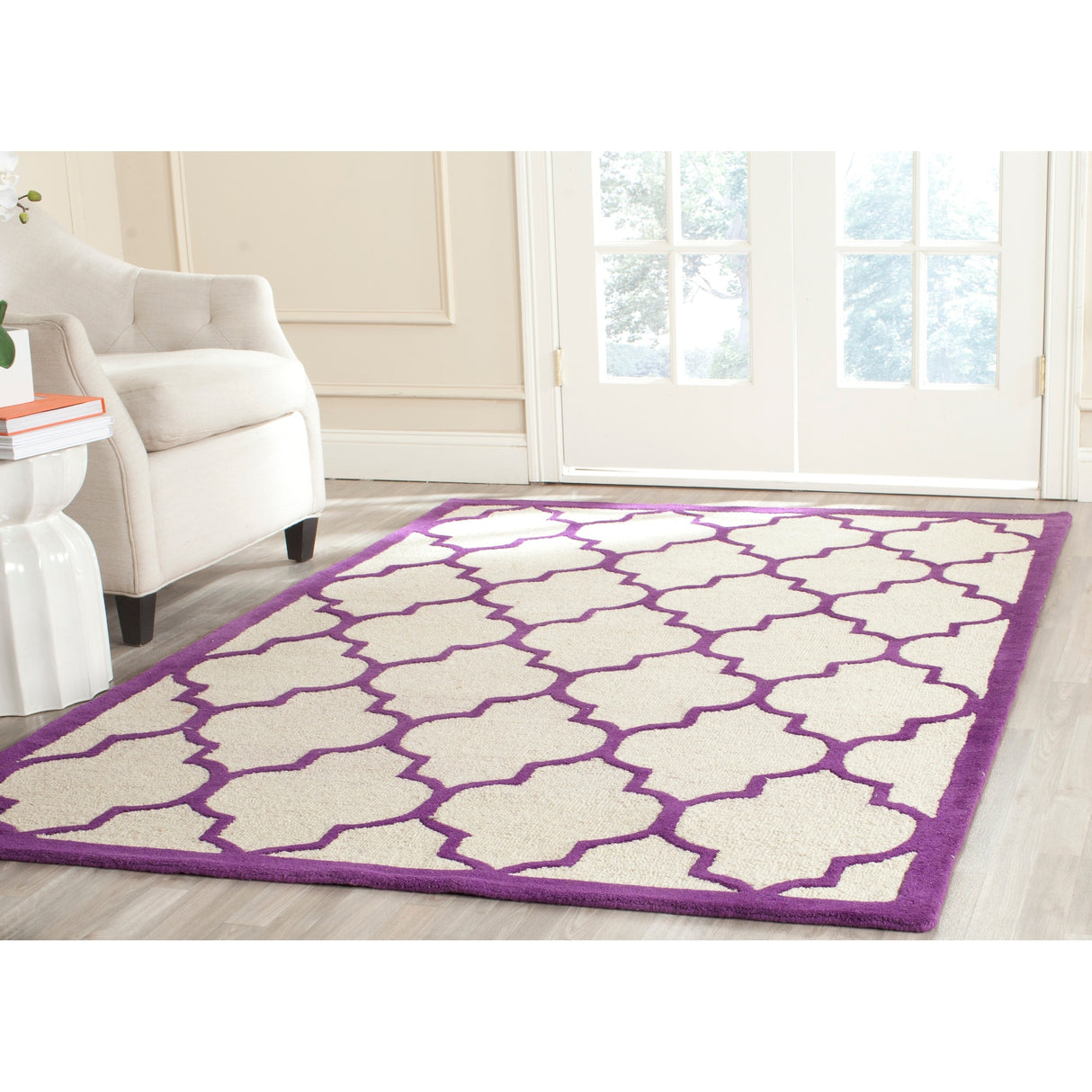 SAFAVIEH Handmade Cambridge Maybell Moroccan Trellis Wool Rug