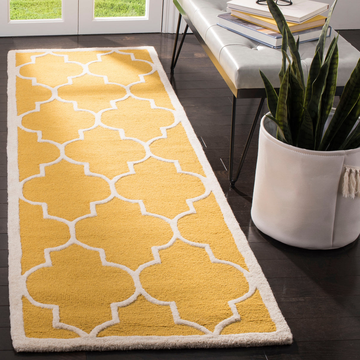 SAFAVIEH Handmade Cambridge Maybell Moroccan Trellis Wool Rug