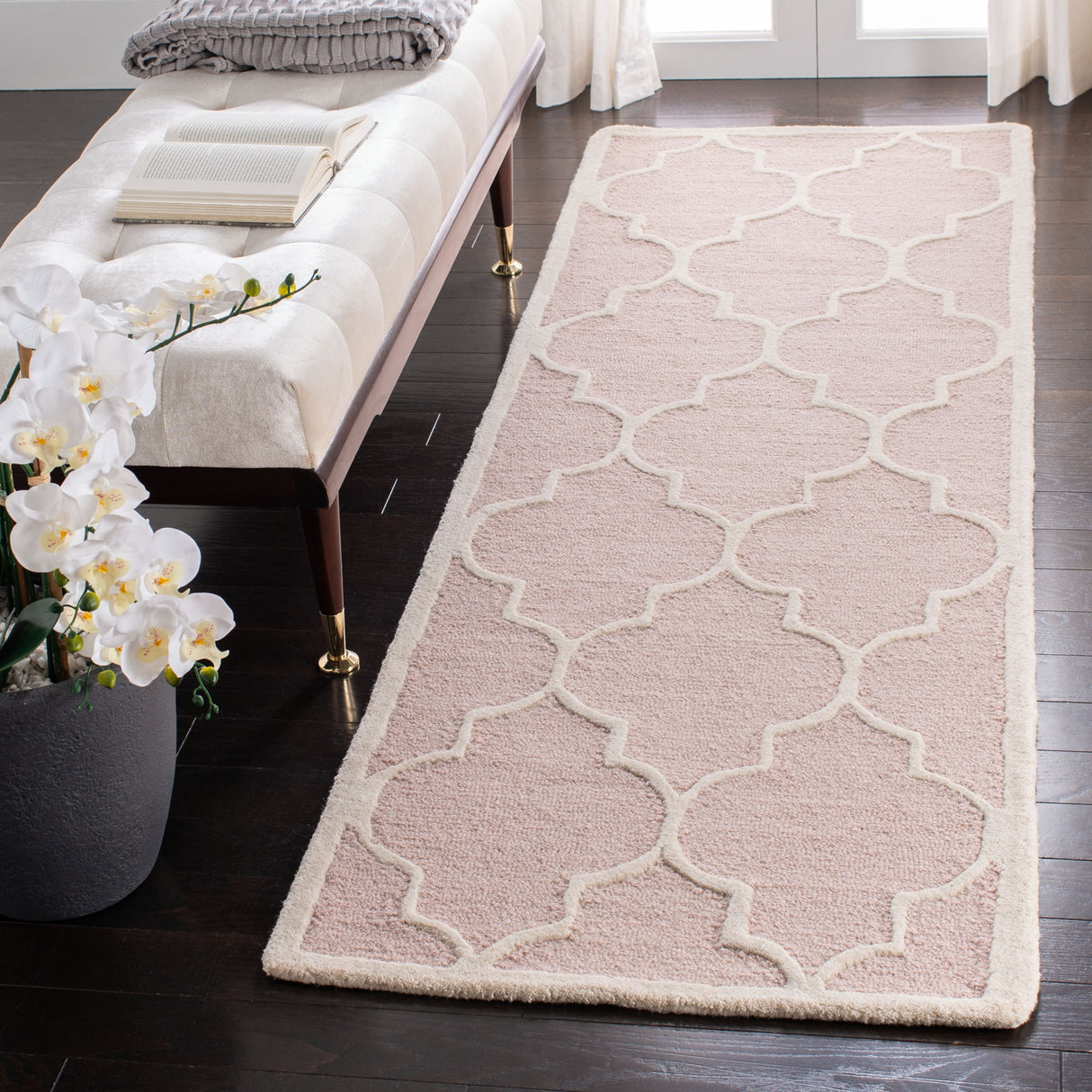 SAFAVIEH Handmade Cambridge Maybell Moroccan Trellis Wool Rug