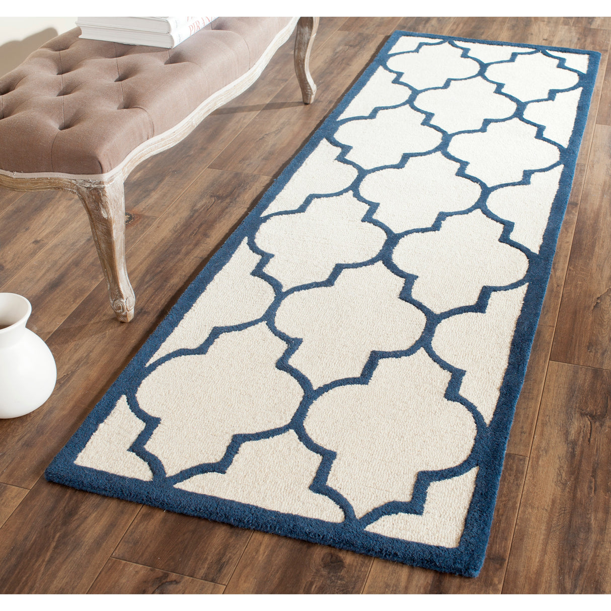 SAFAVIEH Handmade Cambridge Maybell Moroccan Trellis Wool Rug