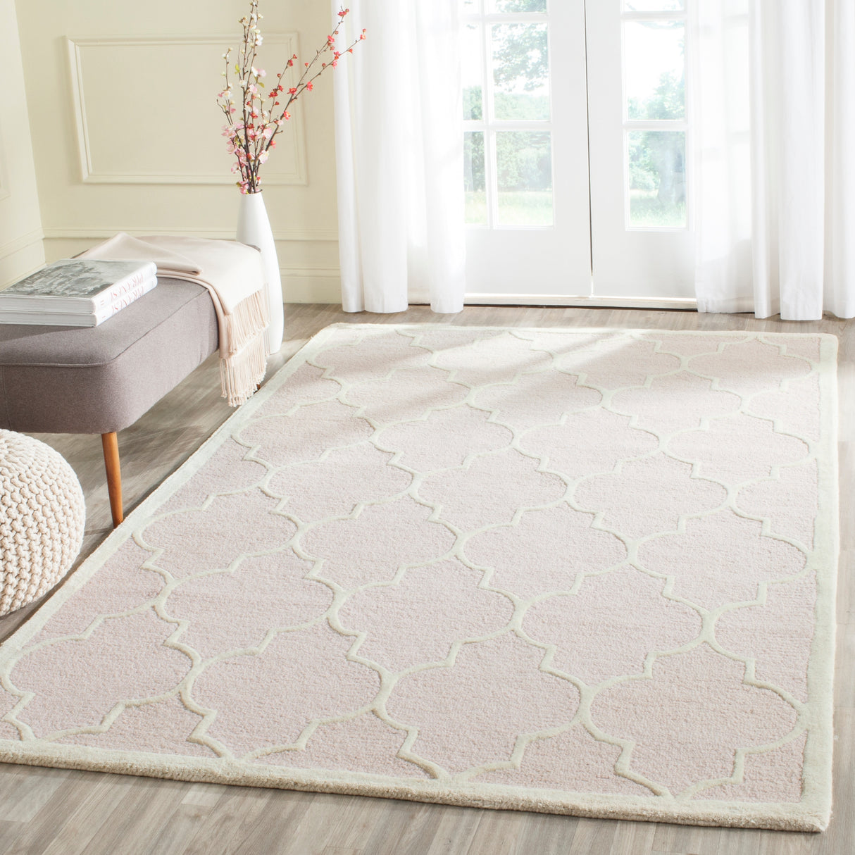 SAFAVIEH Handmade Cambridge Maybell Moroccan Trellis Wool Rug