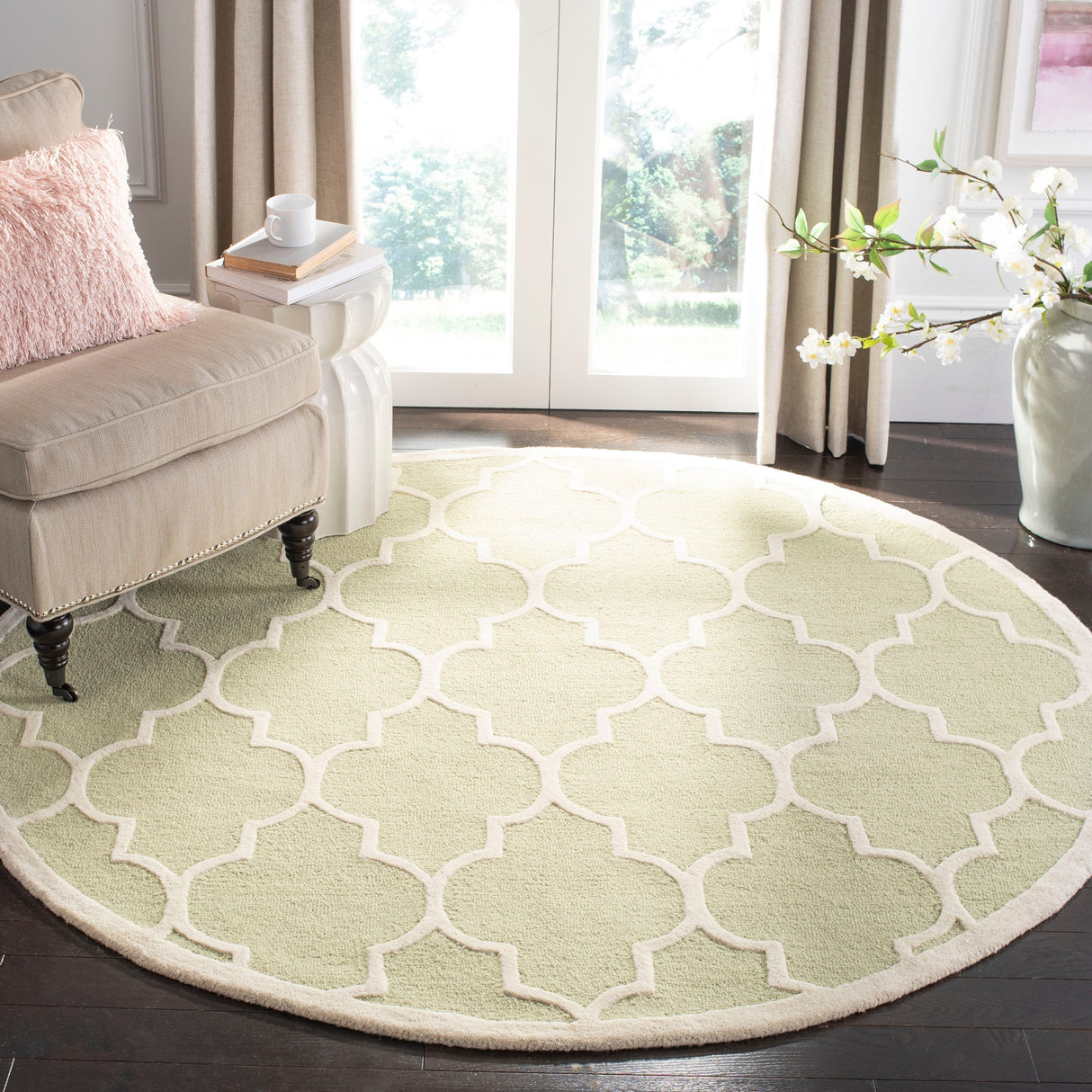 SAFAVIEH Handmade Cambridge Maybell Moroccan Trellis Wool Rug