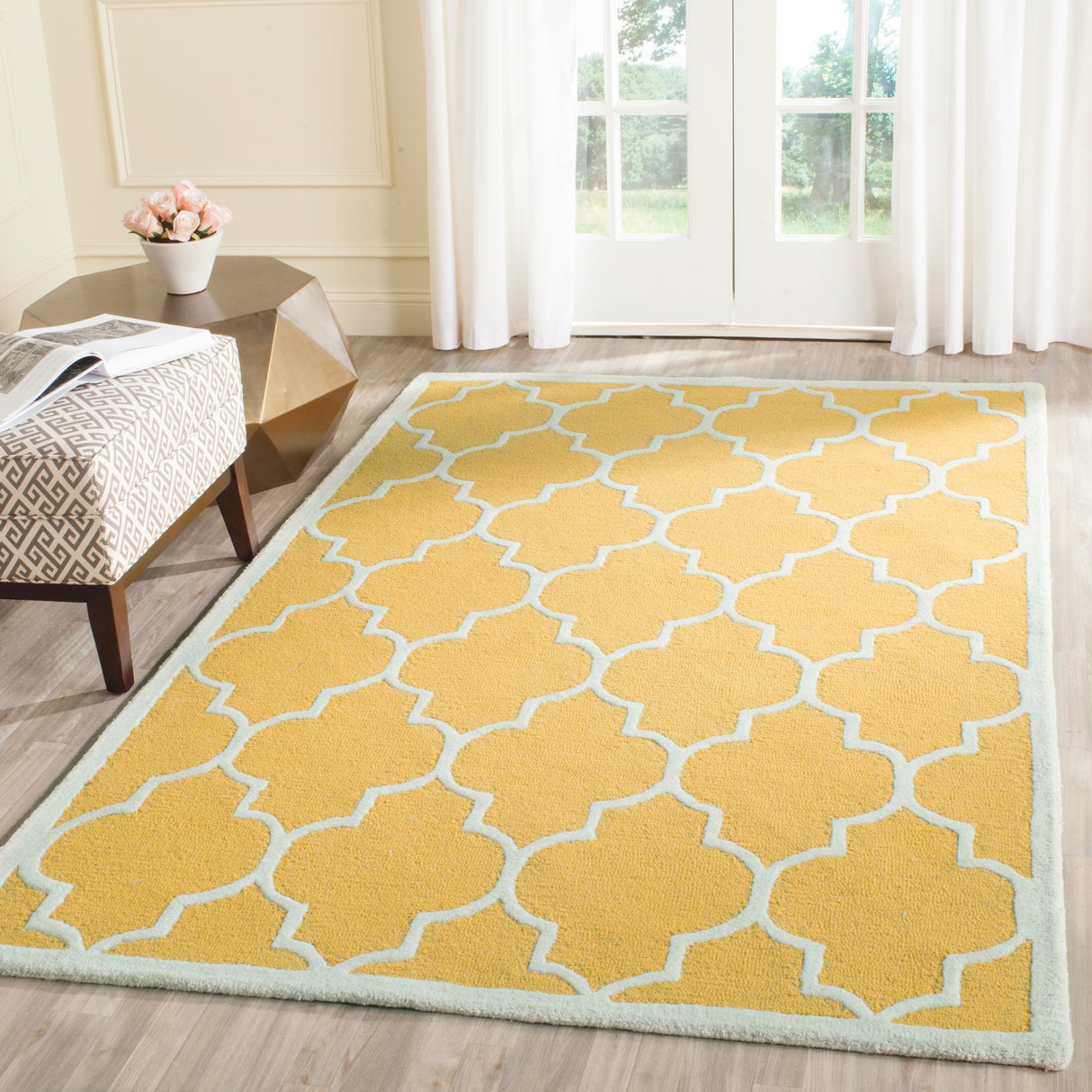 SAFAVIEH Handmade Cambridge Maybell Moroccan Trellis Wool Rug