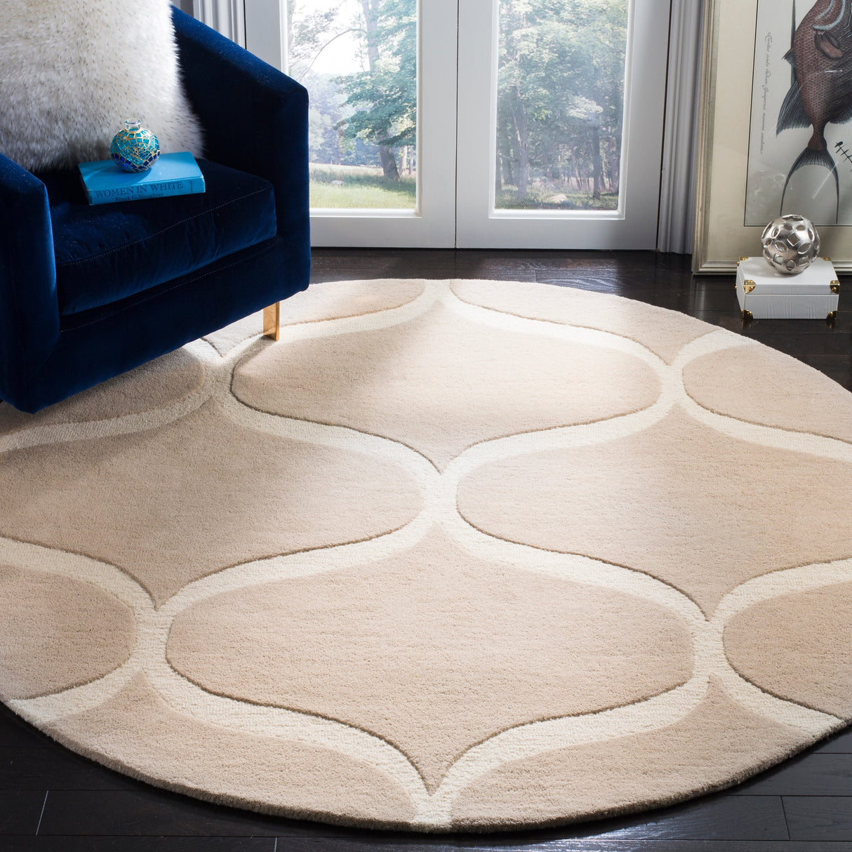 SAFAVIEH Handmade Cambridge Nenka Modern Wool Rug