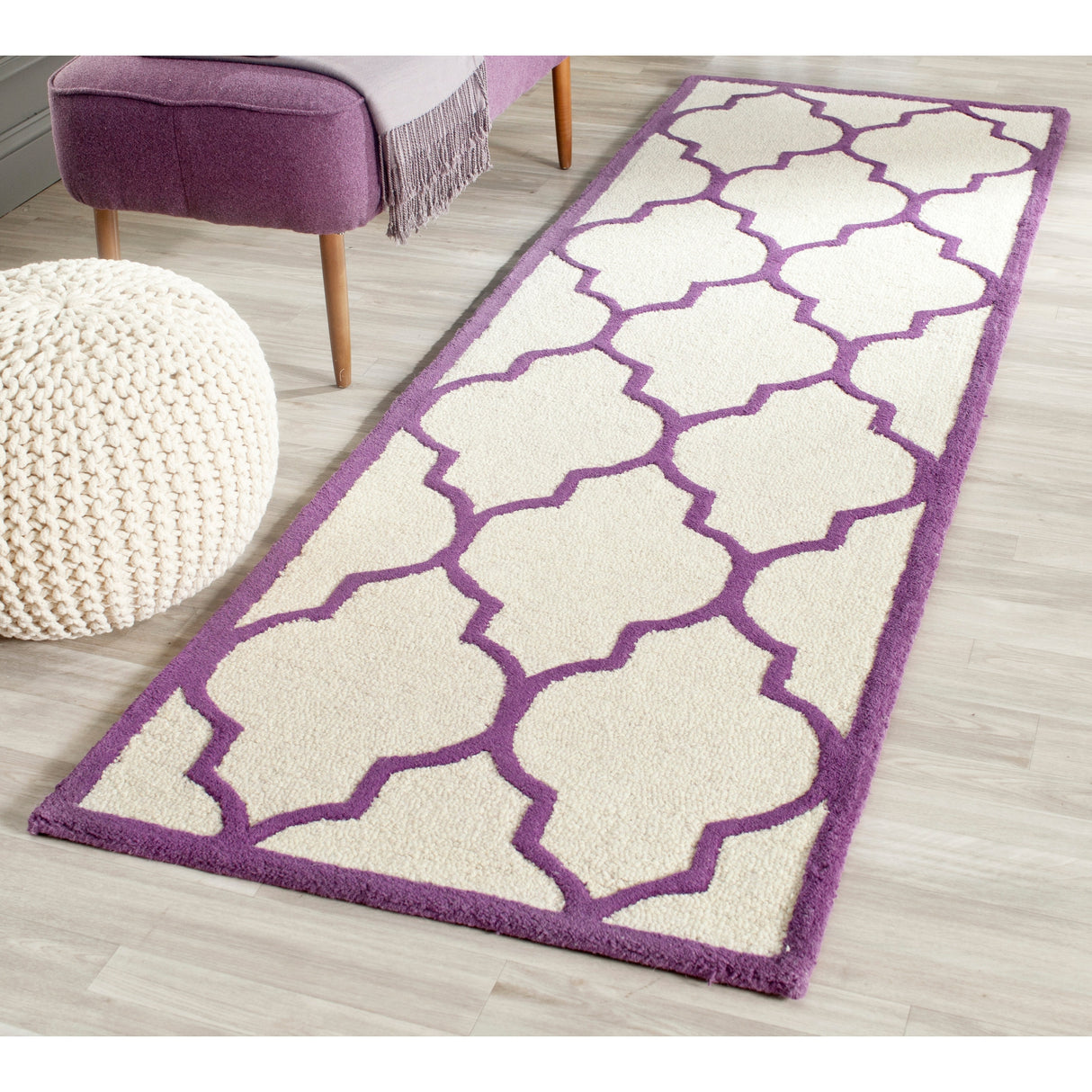 SAFAVIEH Handmade Cambridge Oddny Moroccan Trellis Wool Rug