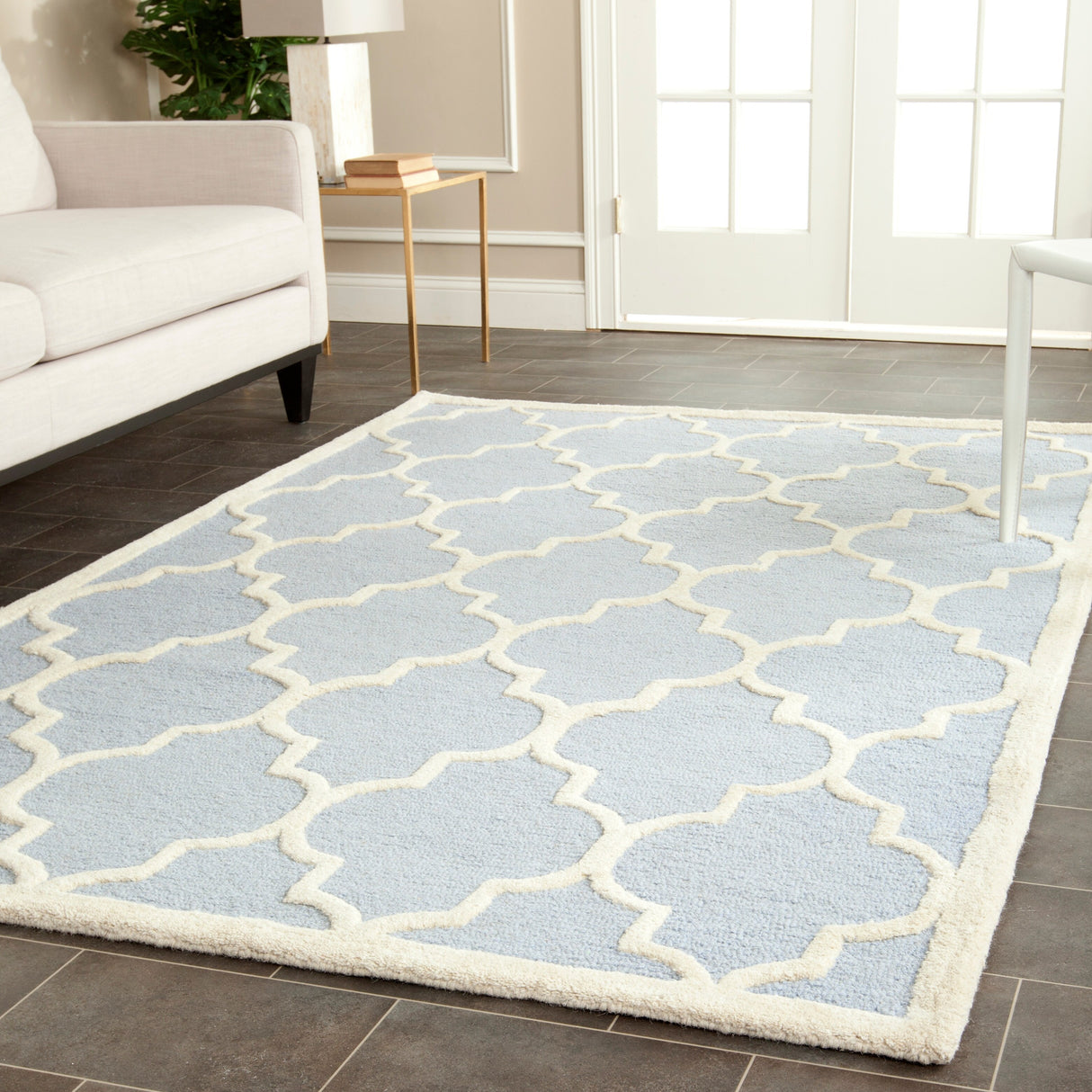 SAFAVIEH Handmade Cambridge Oddny Moroccan Trellis Wool Rug