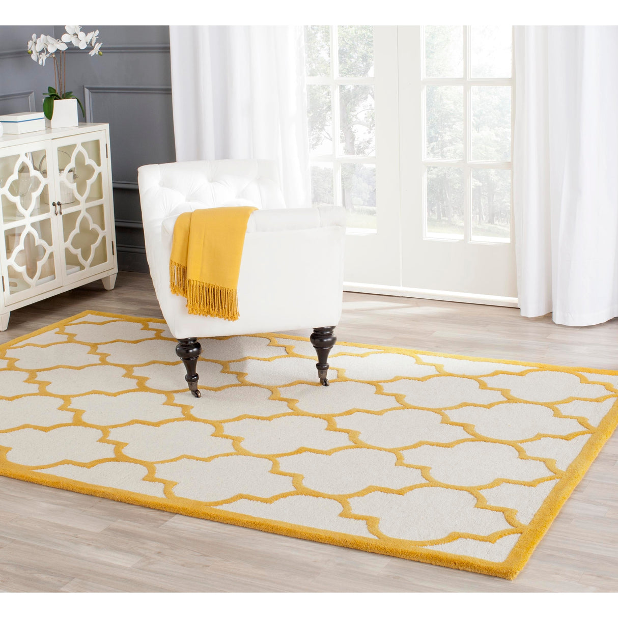 SAFAVIEH Handmade Cambridge Oddny Moroccan Trellis Wool Rug