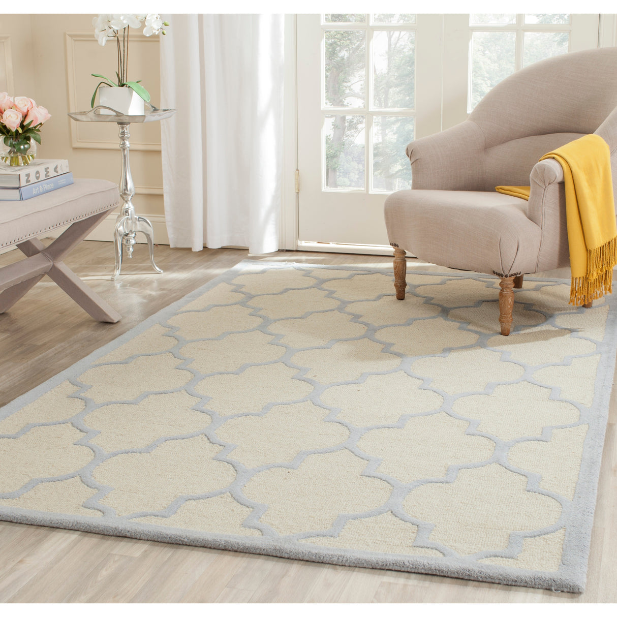 SAFAVIEH Handmade Cambridge Oddny Moroccan Trellis Wool Rug