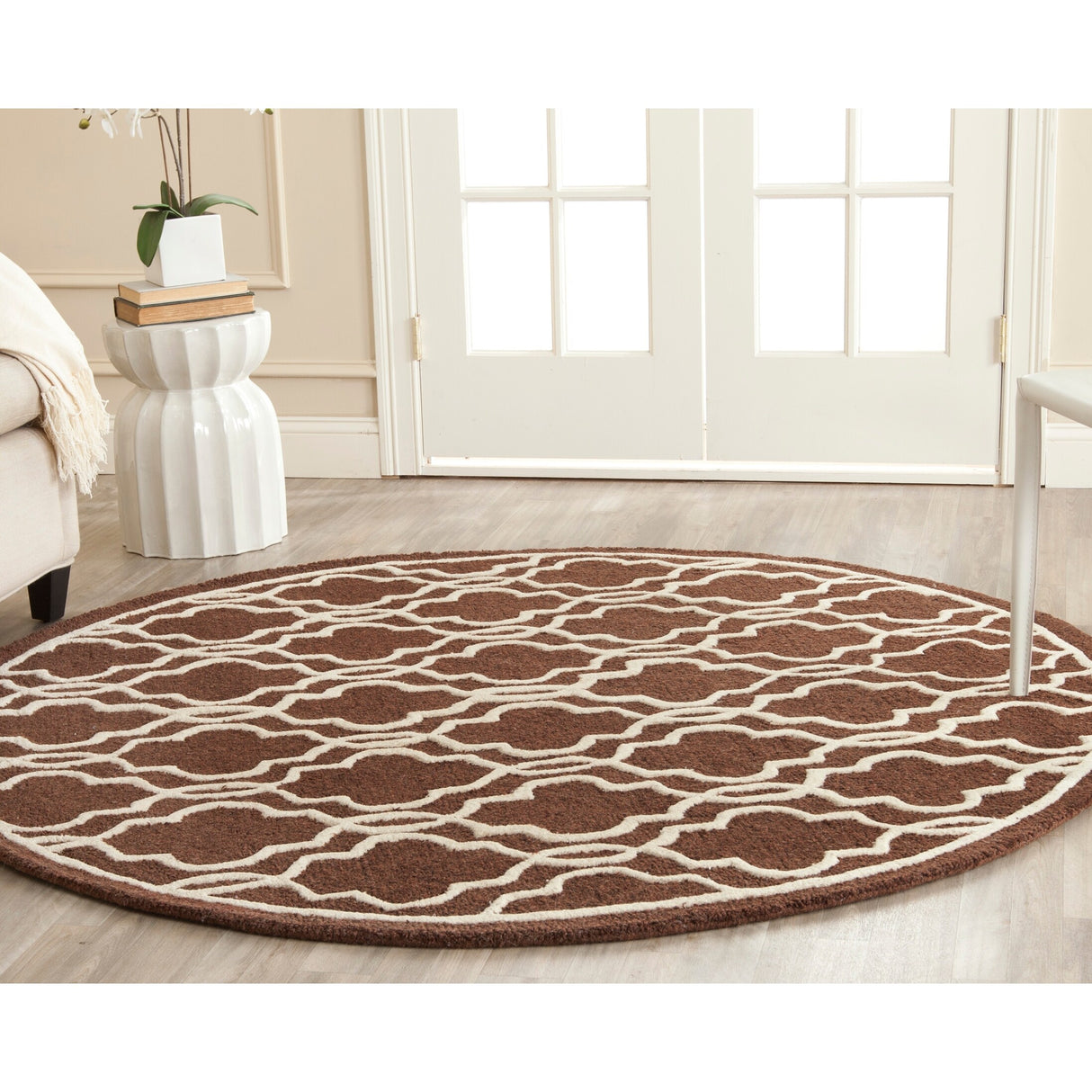 SAFAVIEH Handmade Cambridge Philine Geometric Wool Rug