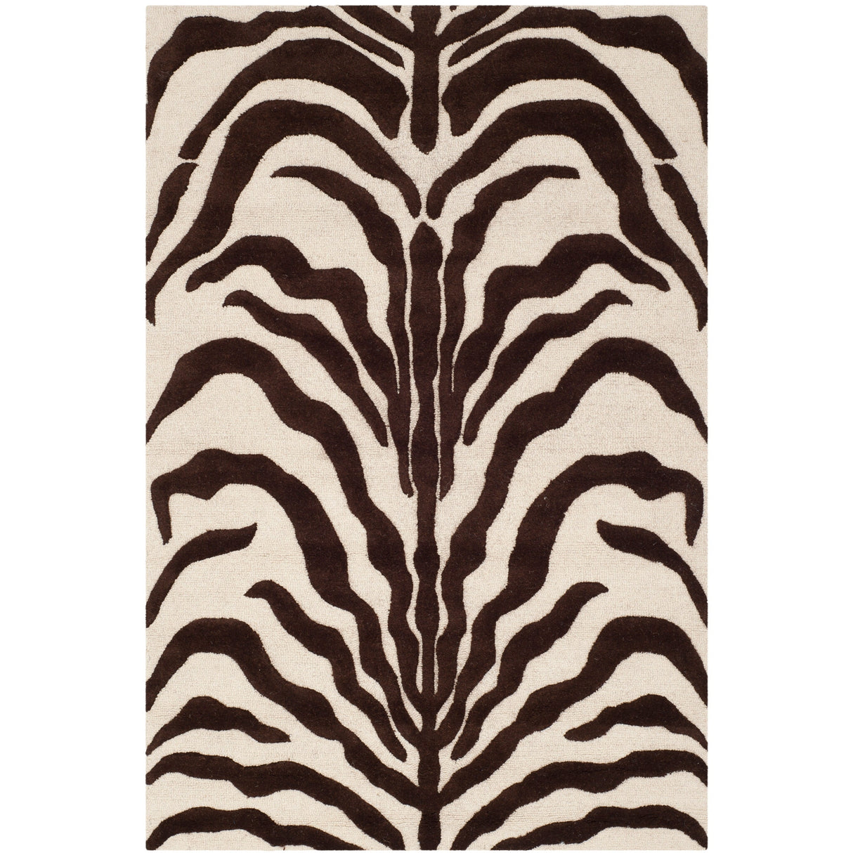 SAFAVIEH Handmade Cambridge Rikey Animal Print Wool Rug