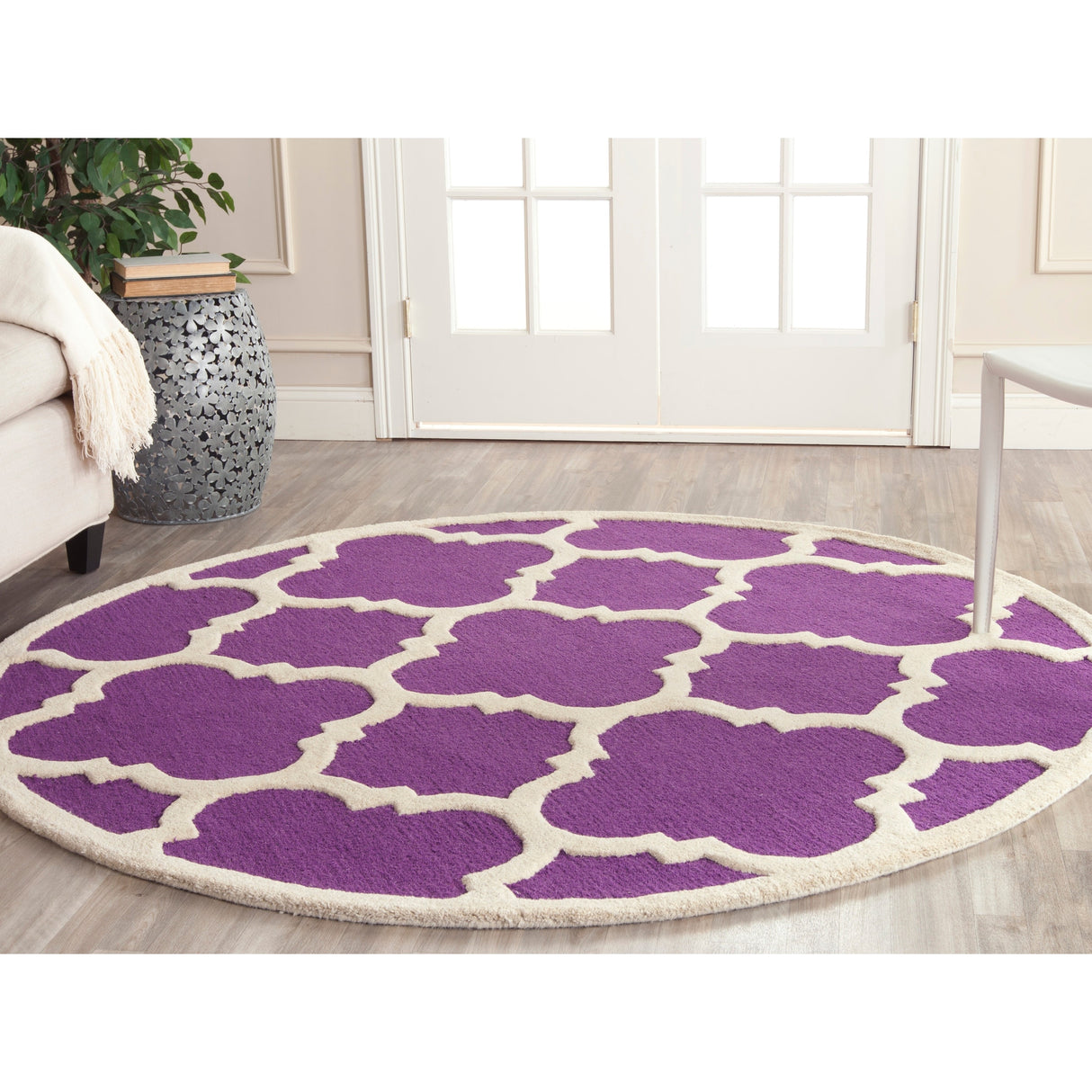 SAFAVIEH Handmade Cambridge Rosy Modern Moroccan Wool Rug