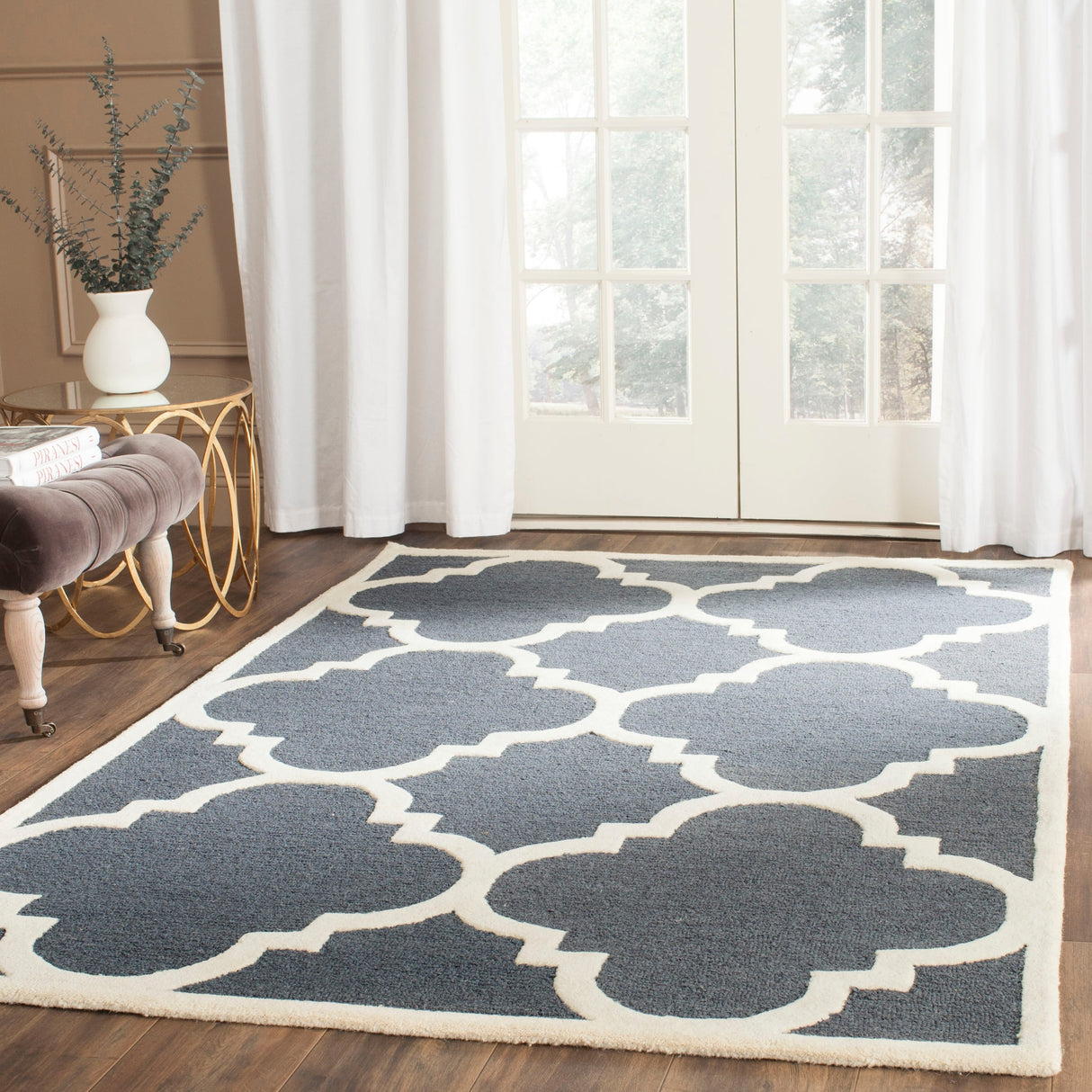 SAFAVIEH Handmade Cambridge Rosy Modern Moroccan Wool Rug