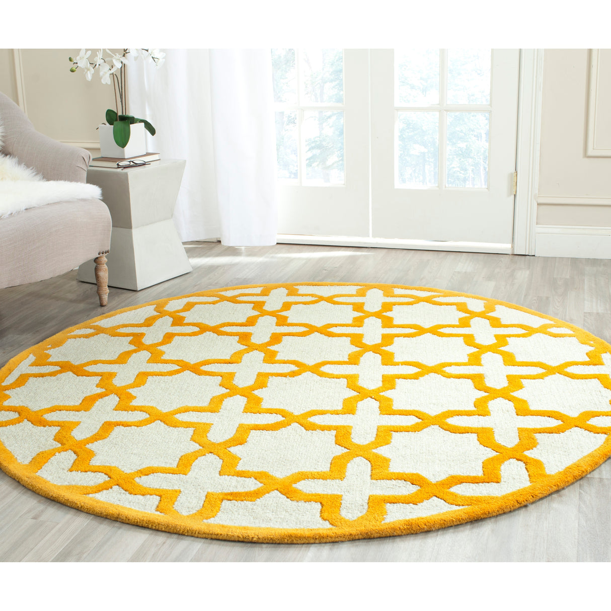 SAFAVIEH Handmade Cambridge Trudie Geometric Wool Rug