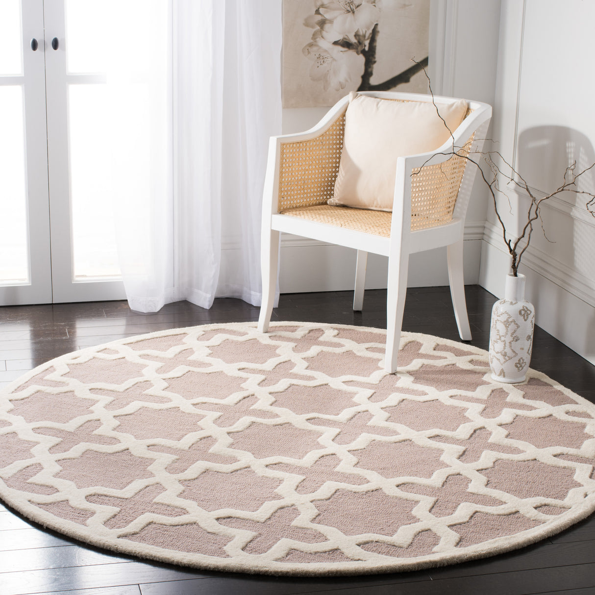 SAFAVIEH Handmade Cambridge Trudie Geometric Wool Rug