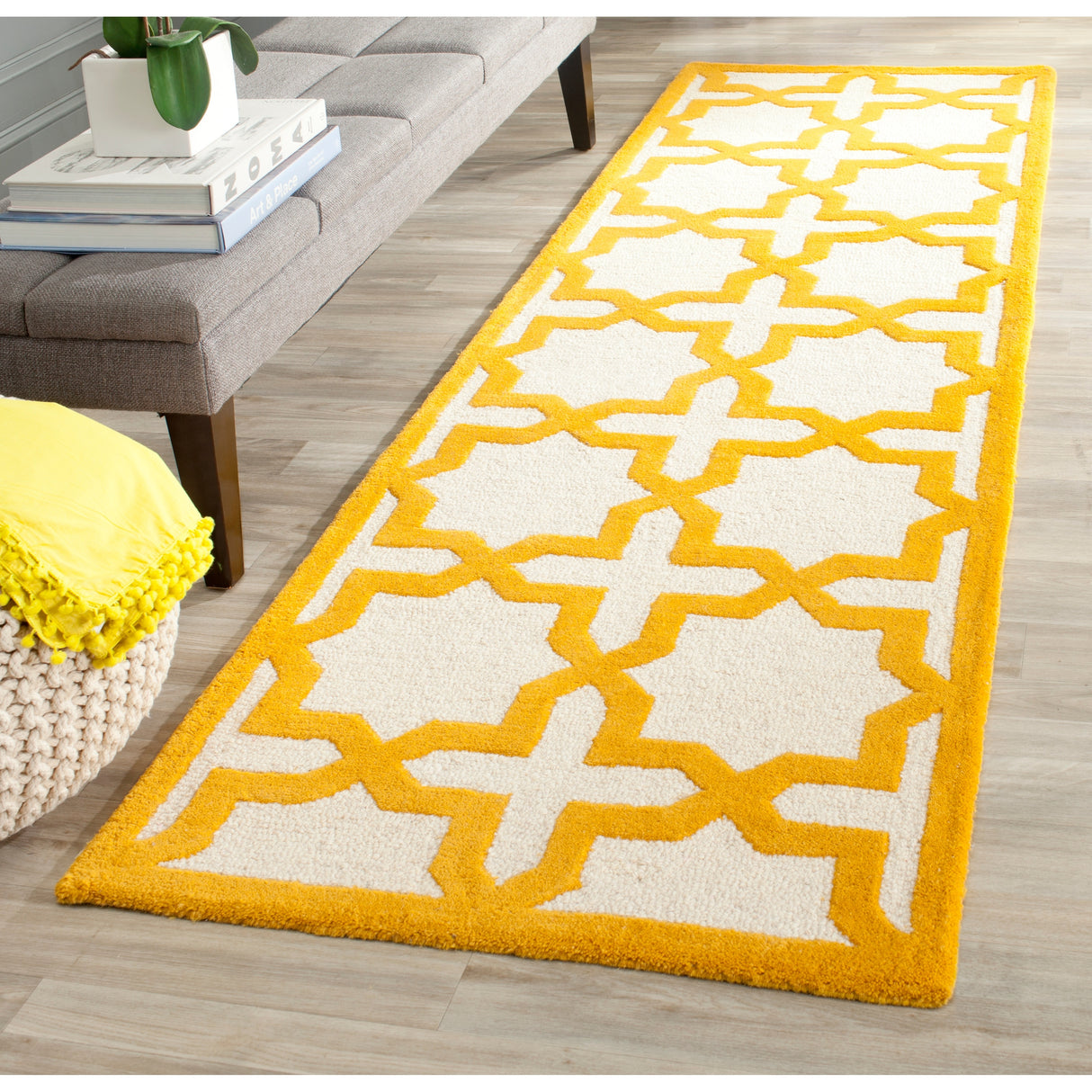 SAFAVIEH Handmade Cambridge Trudie Geometric Wool Rug