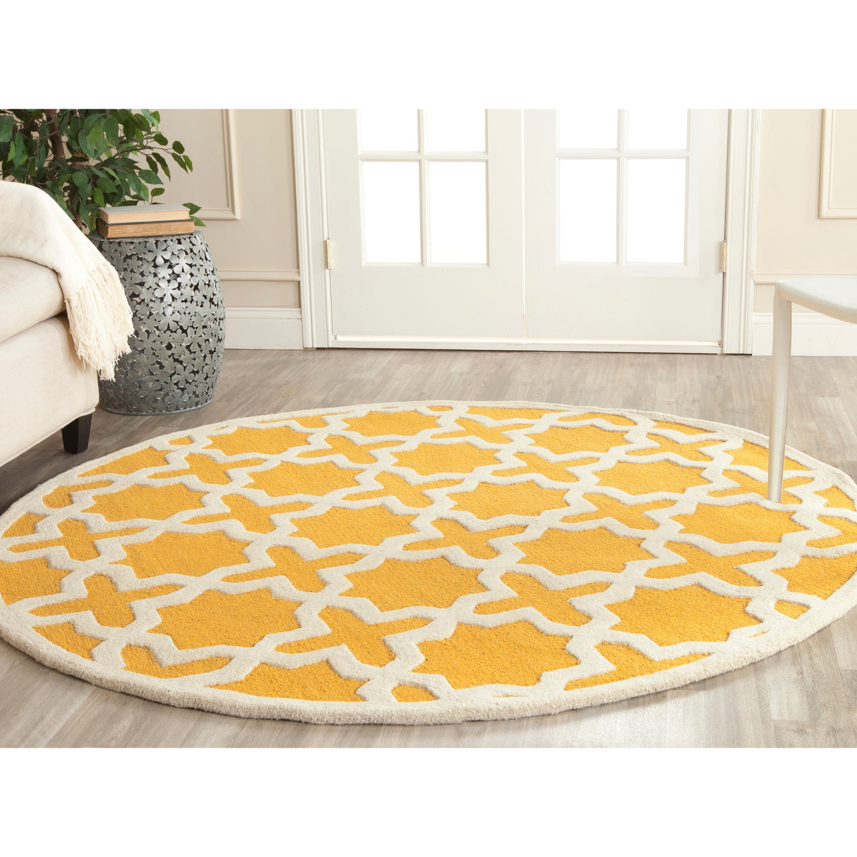 SAFAVIEH Handmade Cambridge Trudie Geometric Wool Rug