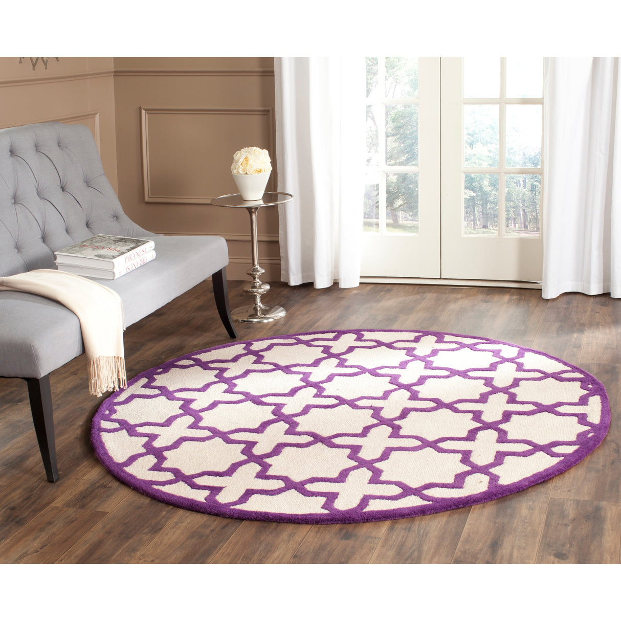 SAFAVIEH Handmade Cambridge Trudie Geometric Wool Rug