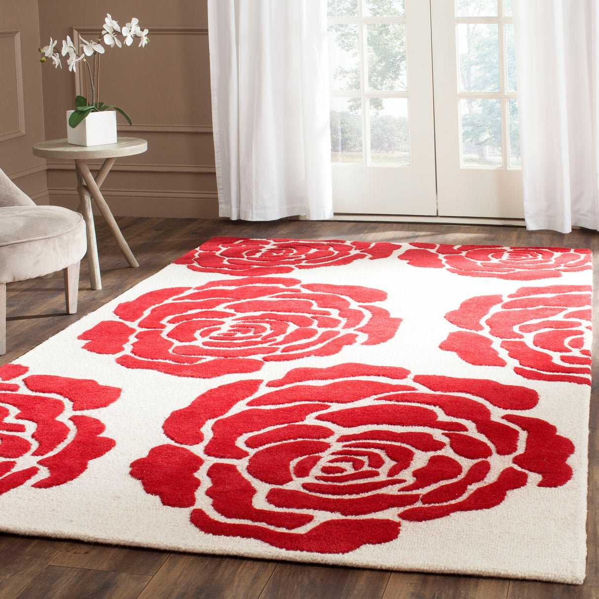 SAFAVIEH Handmade Cambridge Vince Modern Wool Rug