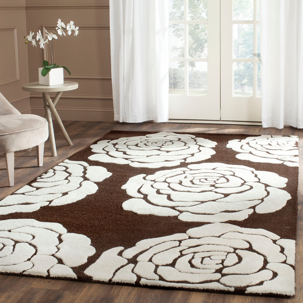 SAFAVIEH Handmade Cambridge Vince Modern Wool Rug