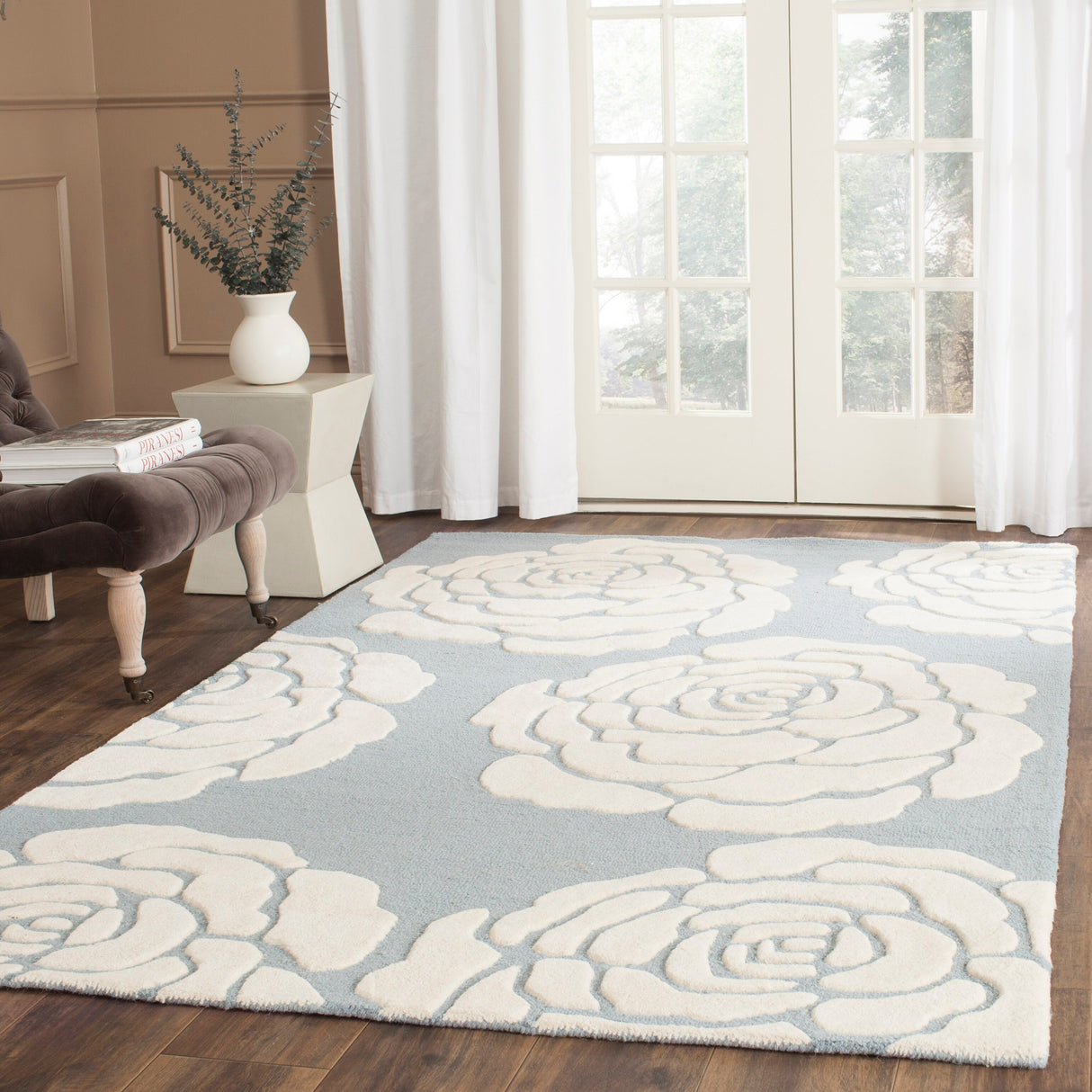 SAFAVIEH Handmade Cambridge Vince Modern Wool Rug