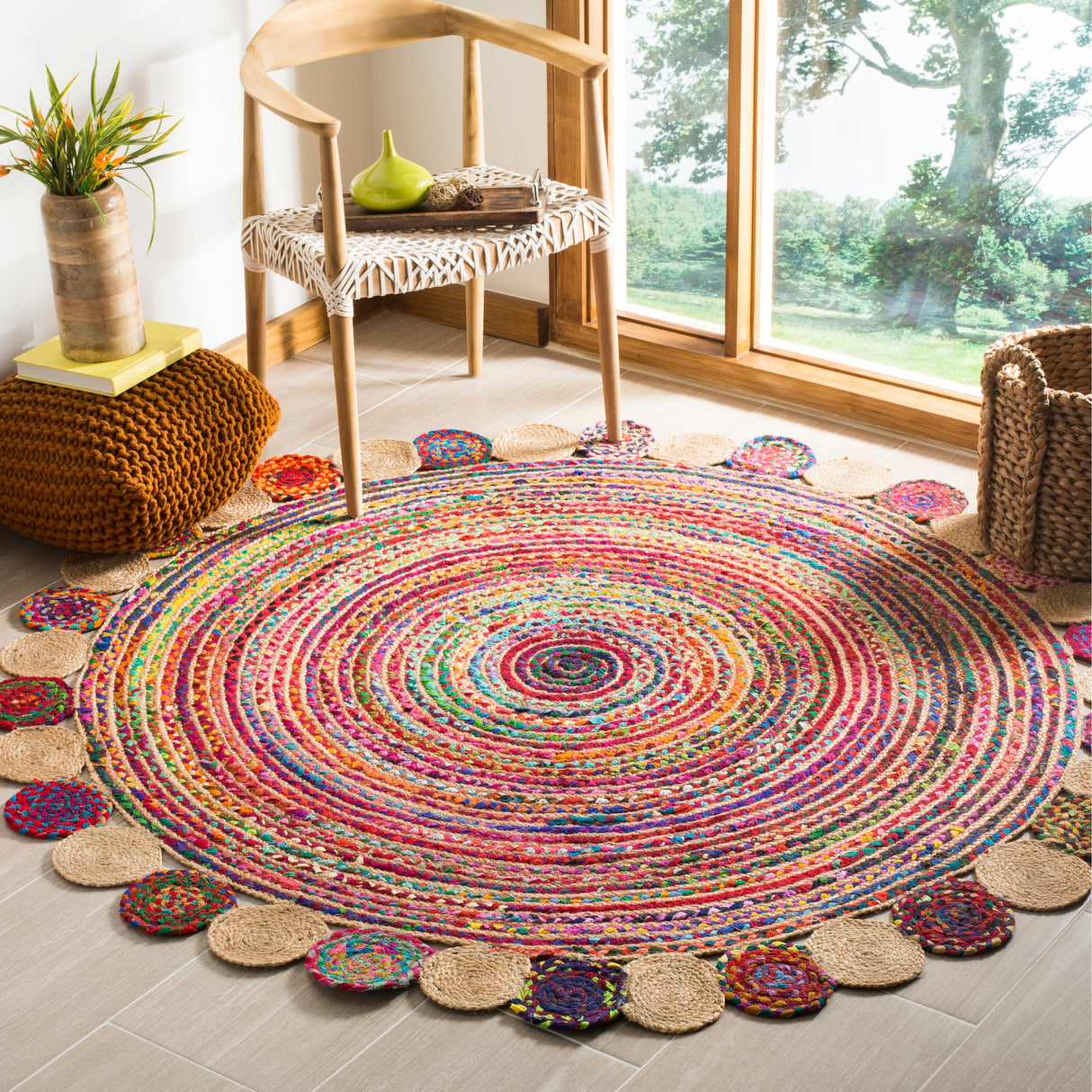 SAFAVIEH Handmade Cape Cod Diora Coastal Jute Rug