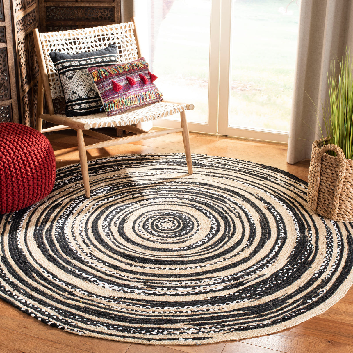 SAFAVIEH Handmade Cape Cod Doug Coastal Jute Rug