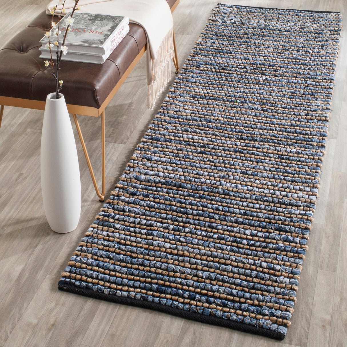 SAFAVIEH Handmade Cape Cod Efrat Bohemian Jute Rug