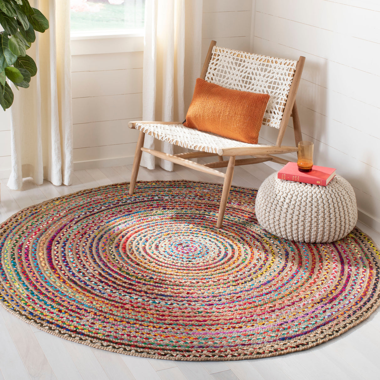 SAFAVIEH Handmade Cape Cod Eponine Coastal Jute Rug