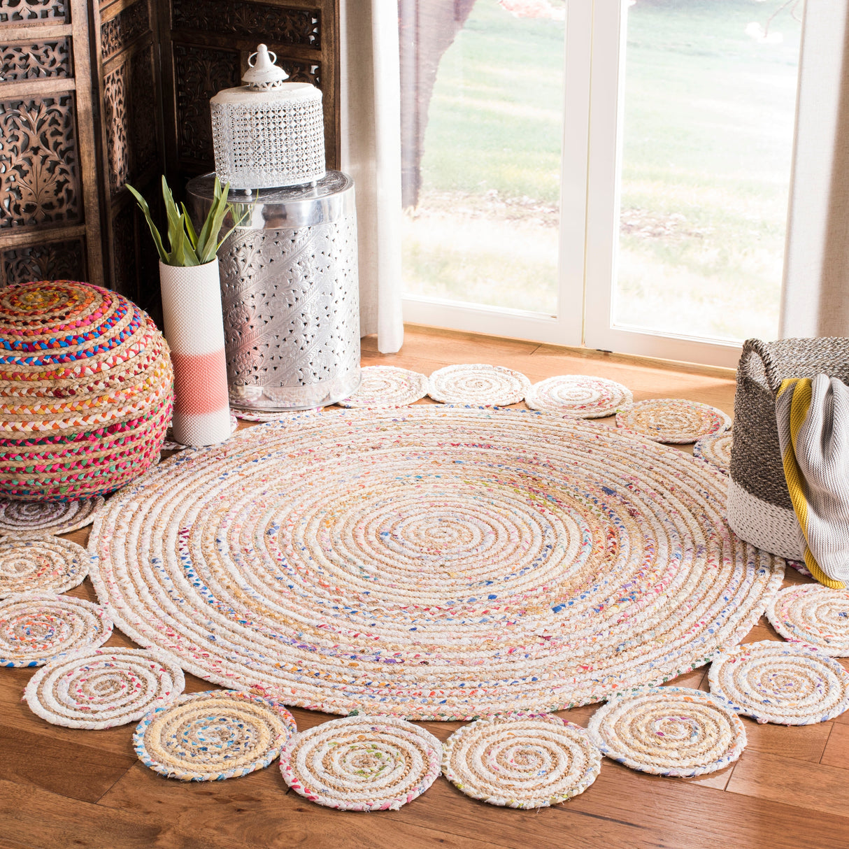 SAFAVIEH Handmade Cape Cod Friedlies Coastal Jute Rug