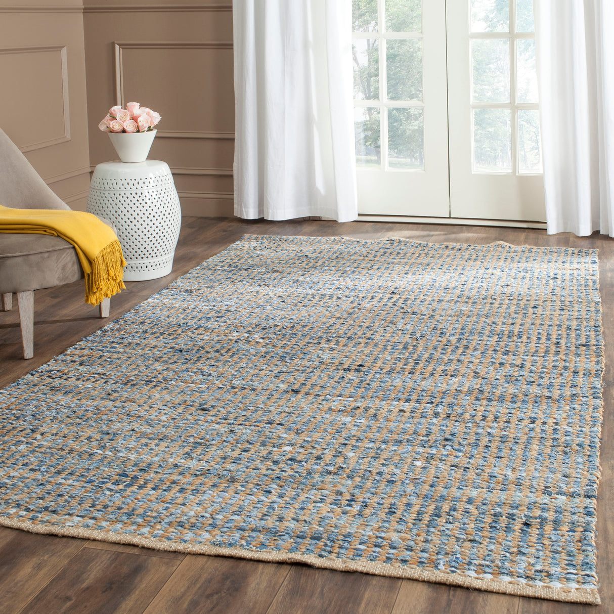 SAFAVIEH Handmade Cape Cod Kamuran Coastal Jute Rug