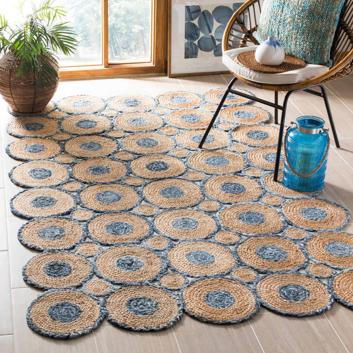 SAFAVIEH Handmade Cape Cod Megi Coastal Jute Rug