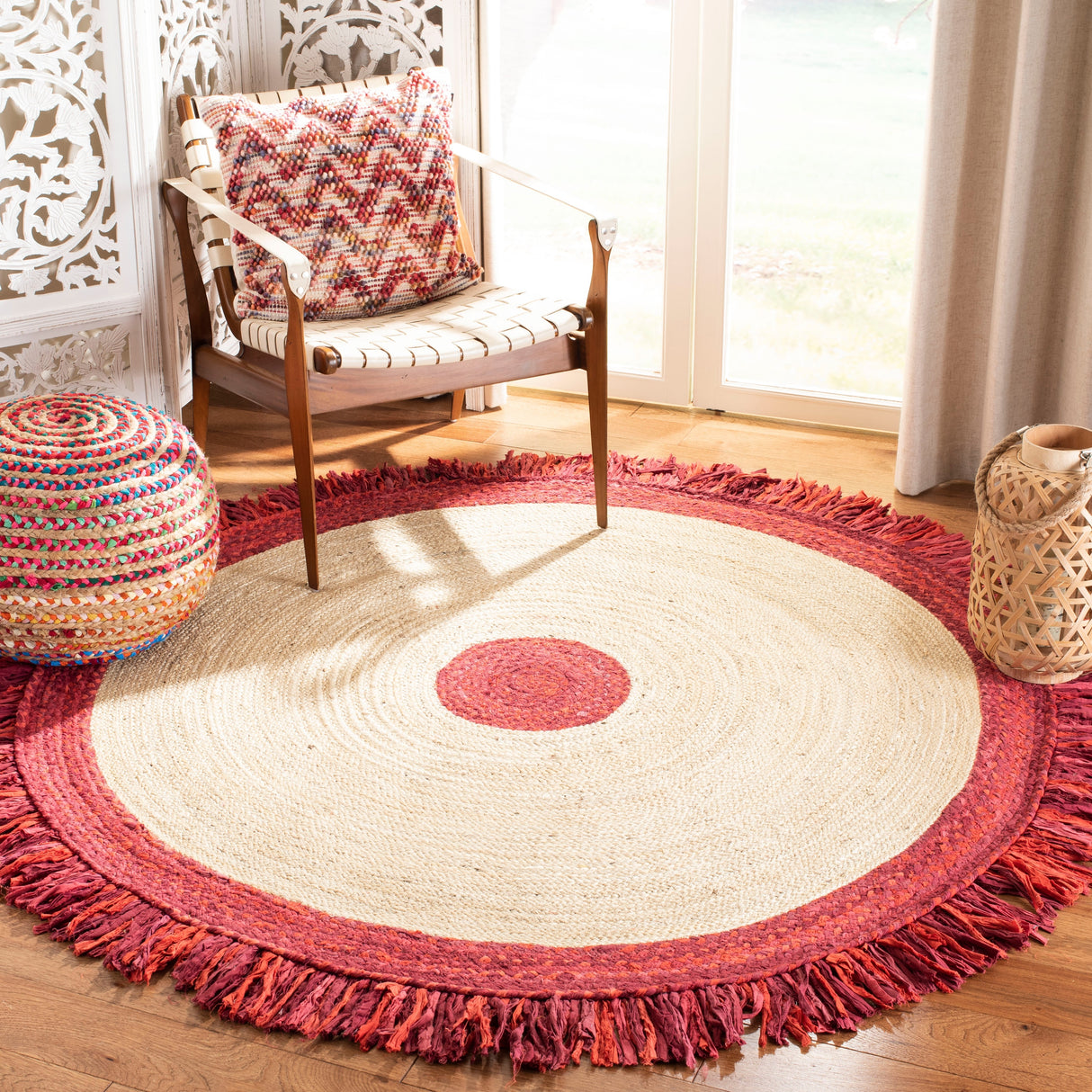 SAFAVIEH Handmade Cape Cod Onorata Coastal Jute Rug with