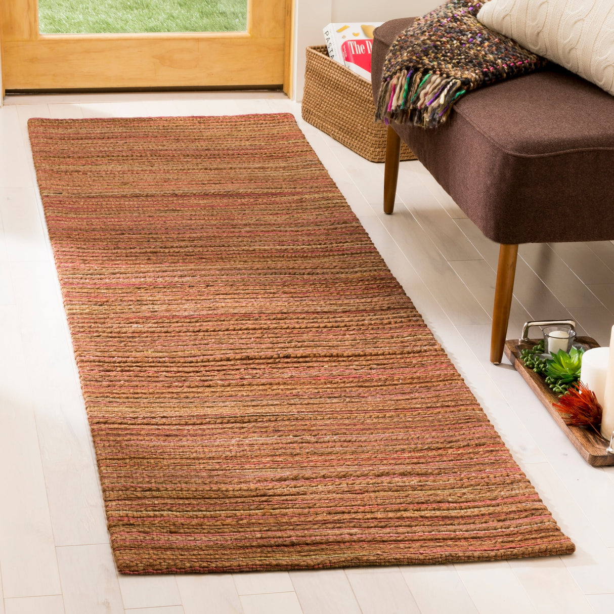 SAFAVIEH Handmade Cape Cod Snezanka Coastal Jute Rug