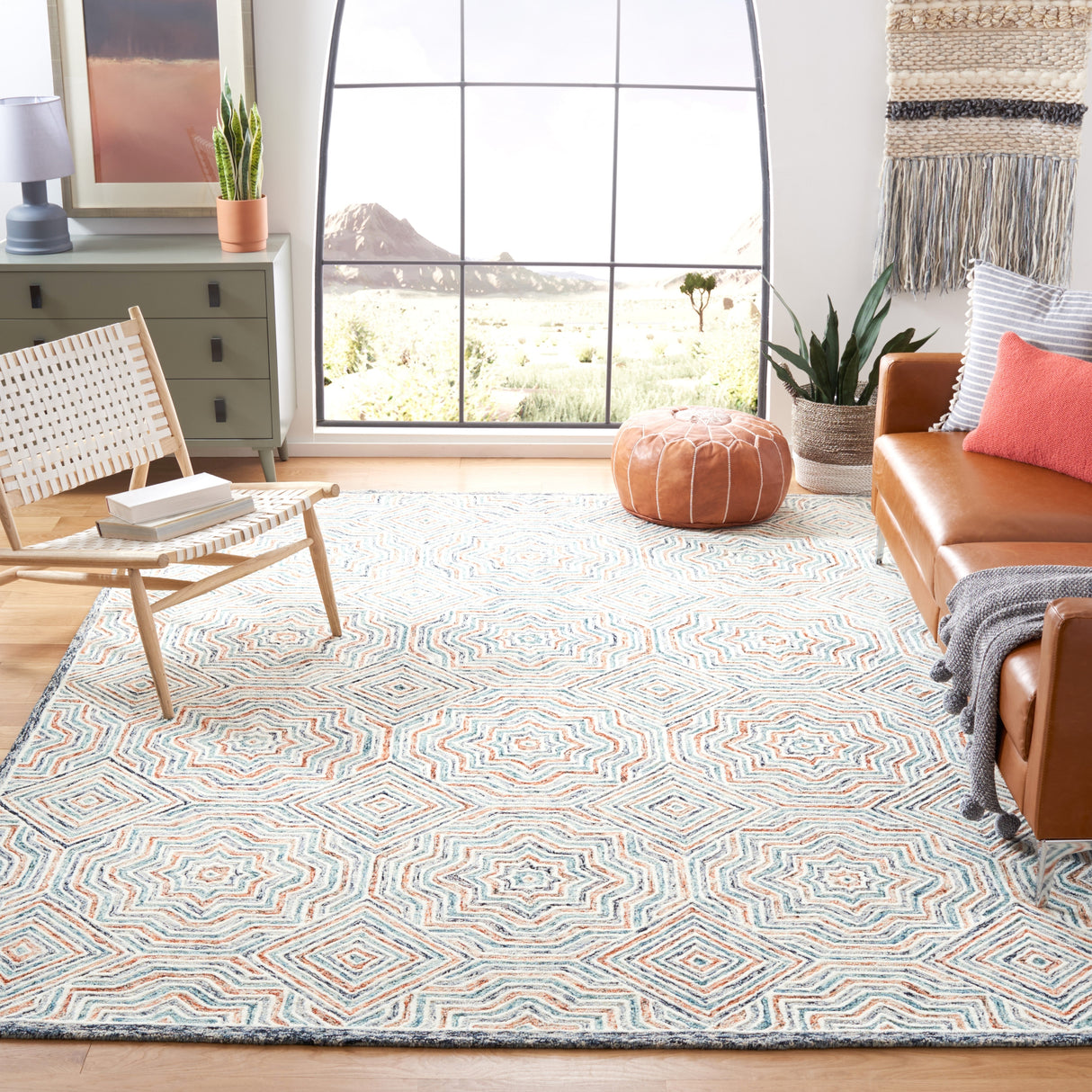 SAFAVIEH Handmade Capri Meleri Contemporary Wool Rug