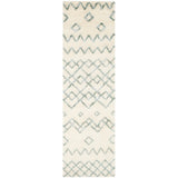 SAFAVIEH Handmade Casablanca Shag Dalma Tribal Wool Rug