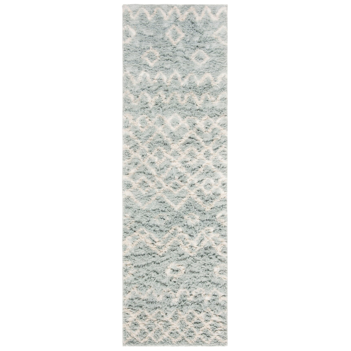 SAFAVIEH Handmade Casablanca Shag Dalma Tribal Wool Rug