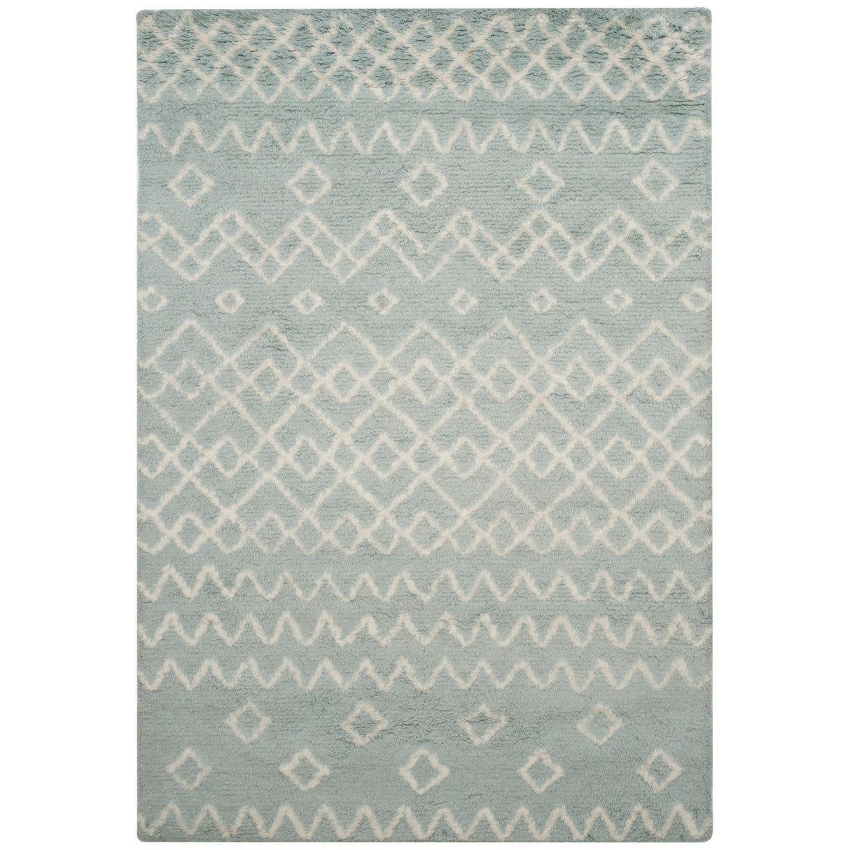 SAFAVIEH Handmade Casablanca Shag Dalma Tribal Wool Rug