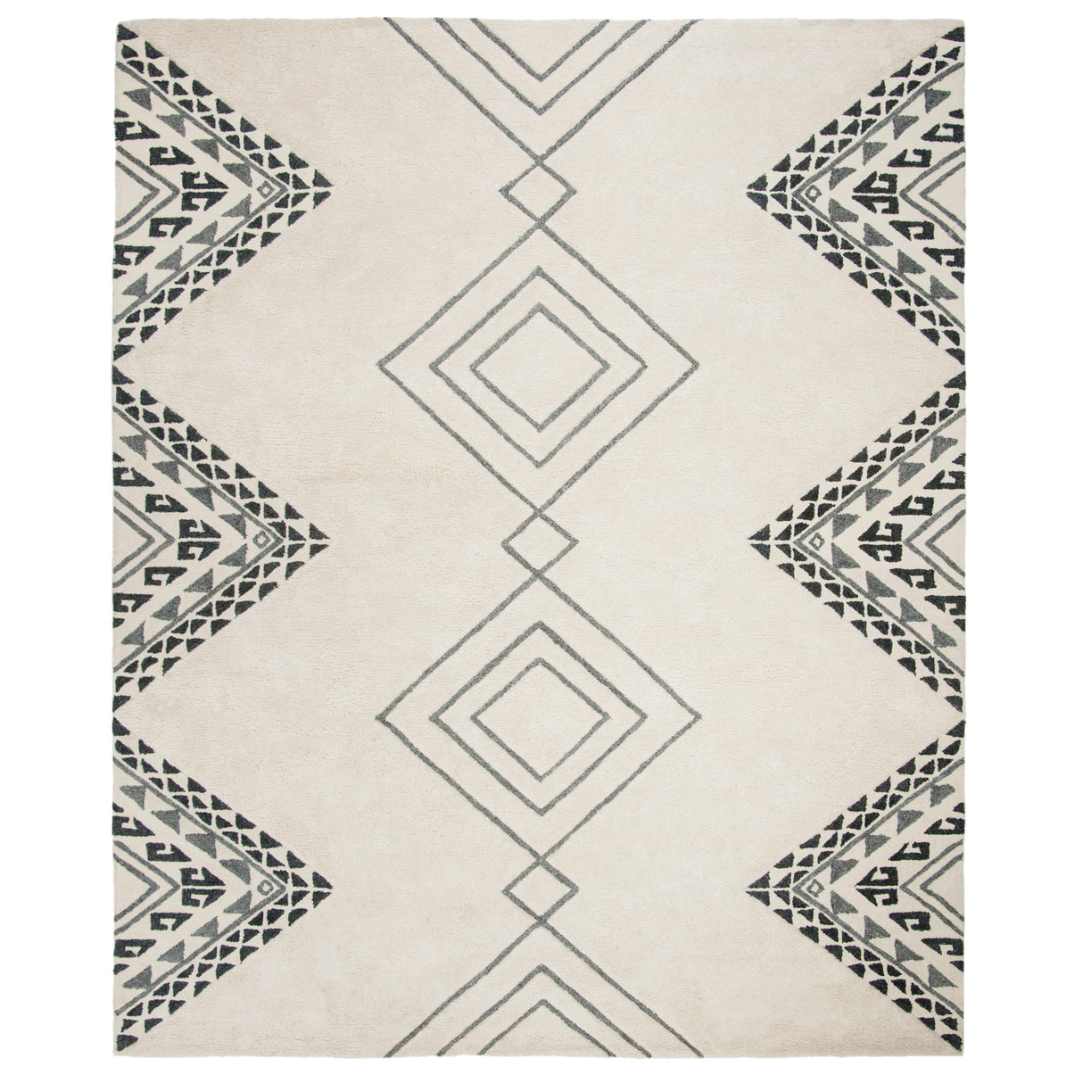 SAFAVIEH Handmade Casablanca Shag Dragulina Tribal Wool Rug