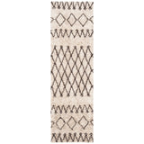 SAFAVIEH Handmade Casablanca Shag Intisar Tribal Wool 1.25-inch Thick