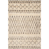 SAFAVIEH Handmade Casablanca Shag Intisar Tribal Wool 1.25-inch Thick