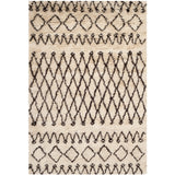 SAFAVIEH Handmade Casablanca Shag Intisar Tribal Wool 1.25-inch Thick