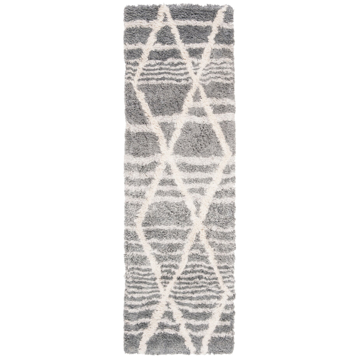 SAFAVIEH Handmade Casablanca Shag Jale Tribal Wool Rug